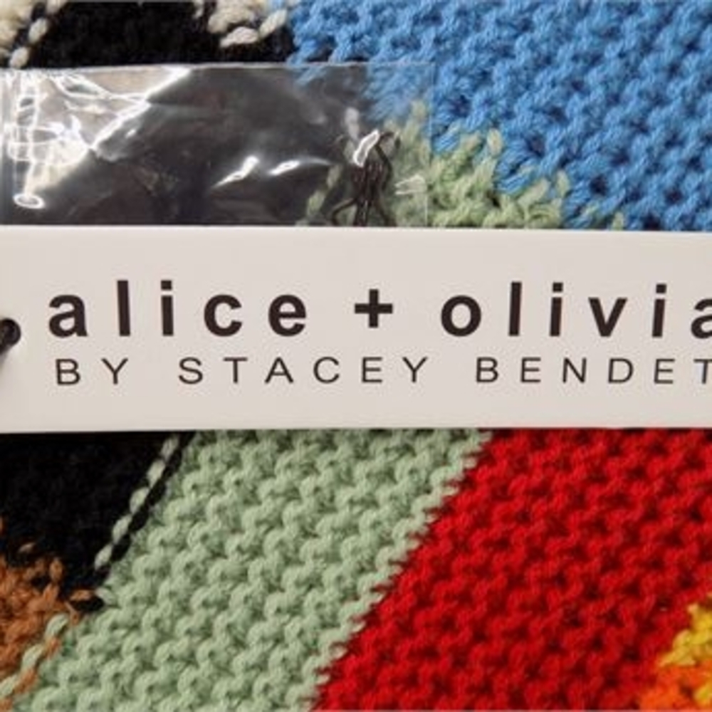 NWT Alice + Olivia Multicolor Dress - Picture 8 of 10